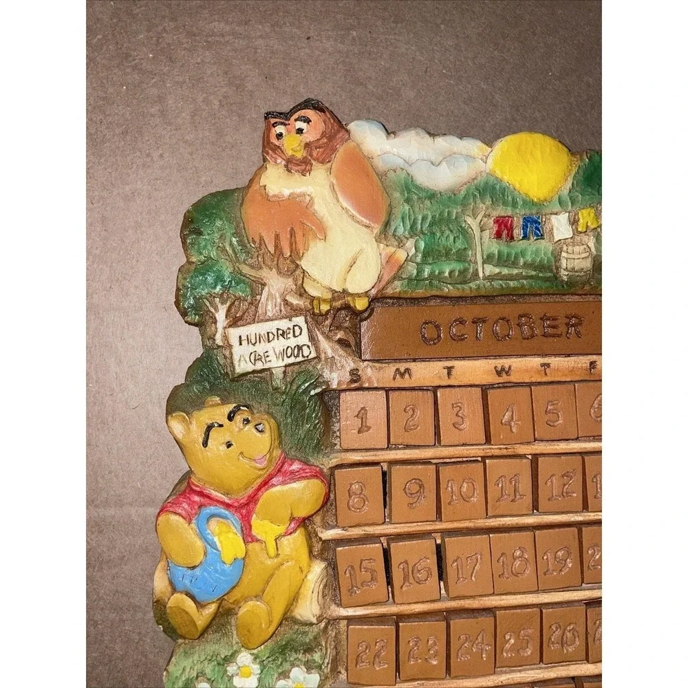 Vintage Winnie The Pooh Perpetual Calendar